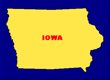 Digital Yellow Pages Iowa map