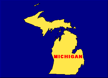 Digital Yellow Pages Michigan map